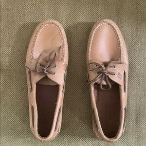 Sperry Men's Brown Leather Boat Shoes, Size 10.5